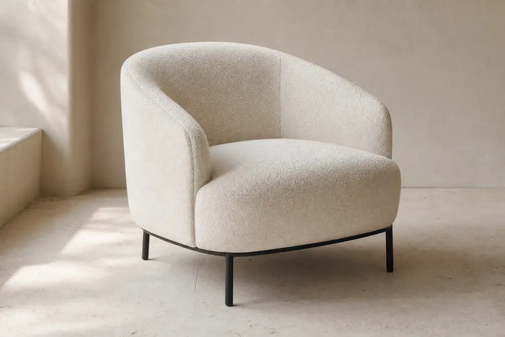 Synthetic demo product image: Luma Lounge Chair.