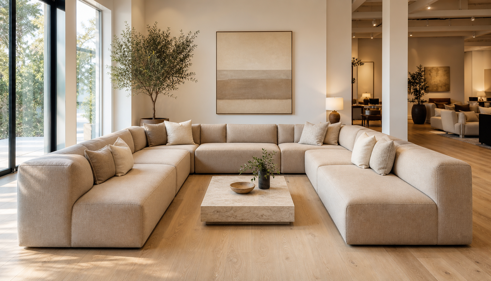 Modular sofa category banner (illustrative).
