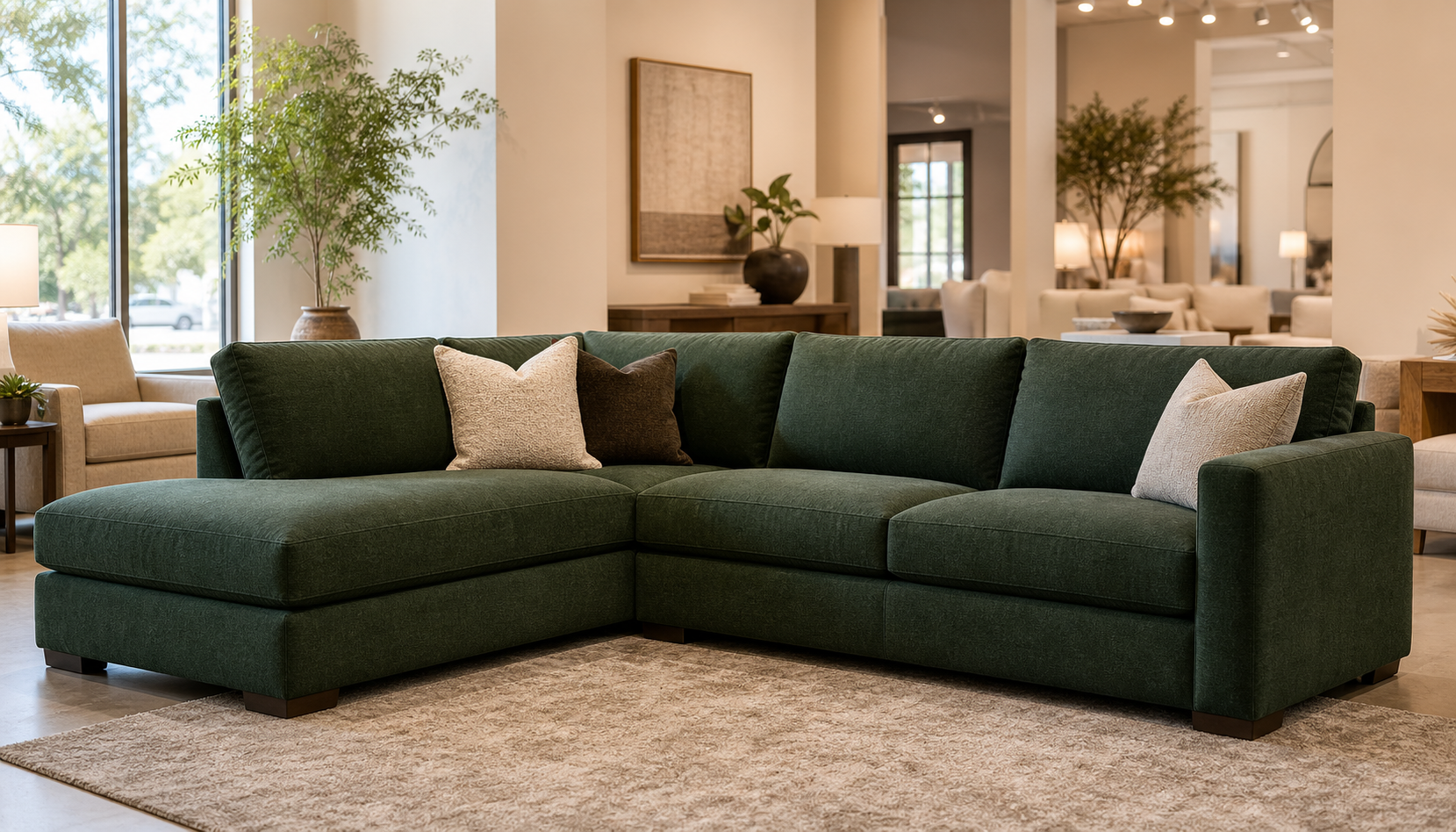 Sectional sofa category banner (illustrative).
